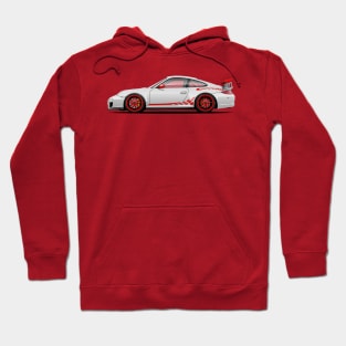 White and Red GT Hoodie